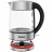 Ceainic electric Tefal KI772D38, 1.7 l, 2200 W, Transparent, Argintiu, Negru
