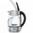 Ceainic electric Tefal KI772D38, 1.7 l, 2200 W, Transparent, Argintiu, Negru