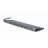 Cablu USB GEMBIRD 9-IN-1: USB HUB, 4K HDMI AND FULL HD VGA VIDEO, STEREO AUDIO, GIGABIT LAN PORT, CARD READER AND USB TYPE-C PD CHARGE SUPPORT
