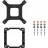 Cooler universal DEEPCOOL "AG400 BK ARGB", (≤31.6dB, 500-2000RPM, 75.89 CFM, 120mm, ARGB, 220W, 4/6mm, 614g.). Intel LGA1700/1200/1151/1150/1155AMD AM5/AM4