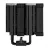Cooler universal DEEPCOOL "AK620 ZERO DARK", (≤28 dB, 500-1850RPM, 68.99 CFM, 2x120mm, 260W, 6/6mm, 1456g.). Intel LGA2066/2011-v3/2011/1700/1200/1151/1150/1155 AMD AM5