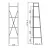 Raft AG NARVIK REG1 (ALB), PAL, Metal, Alb, Sonoma