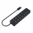 USB Hub GEMBIRD UHB-U3P7P-01, Black, USB 3.0 Hub 7-port, Cable 24 cm