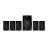 Boxa SVEN AUDIO SYSTEM 5.1 "HT-202" 100W / 20W+5*16W, BLUETOOTH, USB, SD, FM, DISPLAY, RC, BLACK