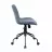 Fotoliu de birou DP 2140W-F~Blue Grey Velvet