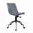 Fotoliu de birou DP 2140W-F~Blue Grey Velvet