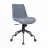 Fotoliu de birou DP 2140W-F~Blue Grey Velvet