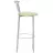 Scaun de bar DP MARCO HOKER CHROME V-18, Piele ecologică, Bej