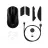Gaming Mouse HyperX PULSEFIRE HASTE 2, 26K DPI, 6 BUTTONS, 50G, 650IPS, 83G, 2.4/BT, BLACK