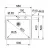 Chiuveta FRANKE FRANKE FSX 210 TPL ( 127.0438.458 ), Inox, 58 x 52