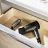 Uscator de par Rowenta CV1801F0, 1600 W, 2 trepte, 2 regimuri de temperatura, Negru