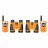 Бинокль Levenhuk LabZZ WTT10 Orange Walkie Talkie and Binoculars Set