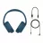 Casti fara fir SONY WH-CH720N, BLUE