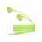 Наушники проводные XO S6 Candy music, Green