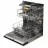 Masina de spalat vase incorporabila Whirlpool W8I HP42L, 14 seturi, 10 programe, Bej, C