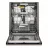 Masina de spalat vase incorporabila Whirlpool W8I HP42L, 14 seturi, 10 programe, Bej, C