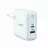 Зарядное устройство Anker PowerPort+ Atom PowerIQ 3.0, USB-C 45W, USB-A 15W, Power Delivery, white