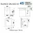 Chiuveta Blanco Dalago 45 ( 527059 ), Granit, Alb, 46 x 51