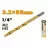 Burghiu Tolsen PENTRU METAL HSS-M2 COADA HEX, 3.2 x 85 mm