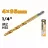 Сверло Tolsen pentru metal HSS-M2 coada HEX, 4 x 95 мм