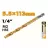 Burghiu Tolsen PENTRU METAL HSS-M2 COADA HEX, 5.5 x 113 mm