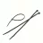 Colier din nailon Tolsen 4,8X300MM NEGRU