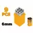 Set de instrumente Tolsen SET 9 PUNCTATOARE CIFRE 6MM