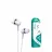 Casti cu fir Ksiga EARPHONE WITH MIC 3.5MM KSC-659 JIAXUAN, WHITE