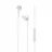 Casti cu fir Ttec Headphones In-Ear with Built-in Remote Control RIO, White