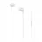 Casti cu fir Ttec HEADPHONES IN-EAR WITH MICROPHONE 3.5MM POP, WHITE