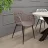 Scaun DP SL-7019~CAMEL+BLACK LEGS, Plastic, Caramela, Negru