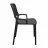 Scaun DP TINA~BLACK DC-226, Polipropilen, Negru