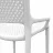 Scaun DP TINA~WHITE DC-226, Polipropilen, Alb