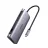 Docking station UGREEN UGREEN HUB 10in1 Type-C 3.0 to 3*USB-A, 3.5mm Audio Jack, PD, RJ45, VGA, SD/TF Card Reader, 4K HDMI, CM179, Space Gray