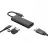 Docking station A4TECH 4-IN-1, HDMI, USB 3.0, USB 2.0, Type C, PD100W, Aluminum, Ash Grey
