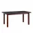Стол MLAND WENUS 7 okleina 90 x 200/280(2x40), Дерево, Орех