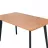 Masa MLAND OSLO 7 OKLEINA BLAT=32MM 80 X 140/180