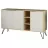 Comoda MLAND CLARA CONSOLE - OAK - WHITE, PAL, Stejar, Alb