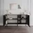 Comoda MLAND CLARA CONSOLE - DARK BROWN - BENDIR, PAL, Maro inchis, Negru