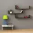 Полка MLAND TIBET BOOKCASE DARK COFFEE, Коричневый, 120 x 66 x 23