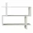 Polița MLAND PARALEL BOOKCASE, Alb
