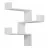 Полка MLAND LUKSA CORNER BOOKCASE - WHITE, Белый, 90 x 60 x 60