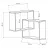 Полка MLAND RING CORNER BOOKCASE - WHITE - WHITE, Белый, 68 x 60 x 20