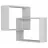 Полка MLAND RING CORNER BOOKCASE - WHITE - WHITE, Белый, 68 x 60 x 20