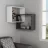 Полка MLAND RING CORNER BOOKCASE - WHITE - ANTHRACITE, Белый, Антрацит, 68 x 60 x 20