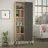 Шкаф MLAND JEDDA BOOKCASE, ЛДСП, Дуб, Антрацит