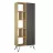 Шкаф MLAND JEDDA BOOKCASE, ЛДСП, Дуб, Антрацит
