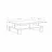Masa cafea MLAND MANSU COFFEE TABLE - WHITE, Alb