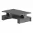 Masa cafea MLAND MANSU COFFEE TABLE - RETRO, Gri