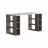 Masa de birou MLAND COLMAR WORKING TABLE - WHITE - LIGHT MOCHA, Mocha